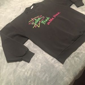 Vintage sweatshirt L Salem neon 80s 90s M